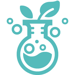 Icon to represent biotechnology and biochemical industries