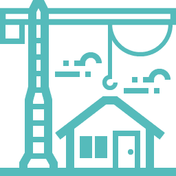 Icon to represent the modular construction and modular building industry