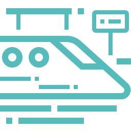 Icon to represent the rail industry