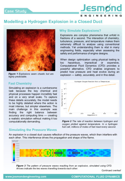 Explosion Modelling Case Study document for download